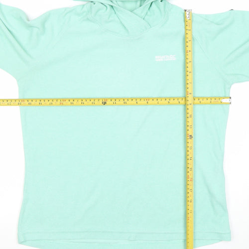 Regatta Women Mint Green Size 14 Hooded Pullover Sweatshirt