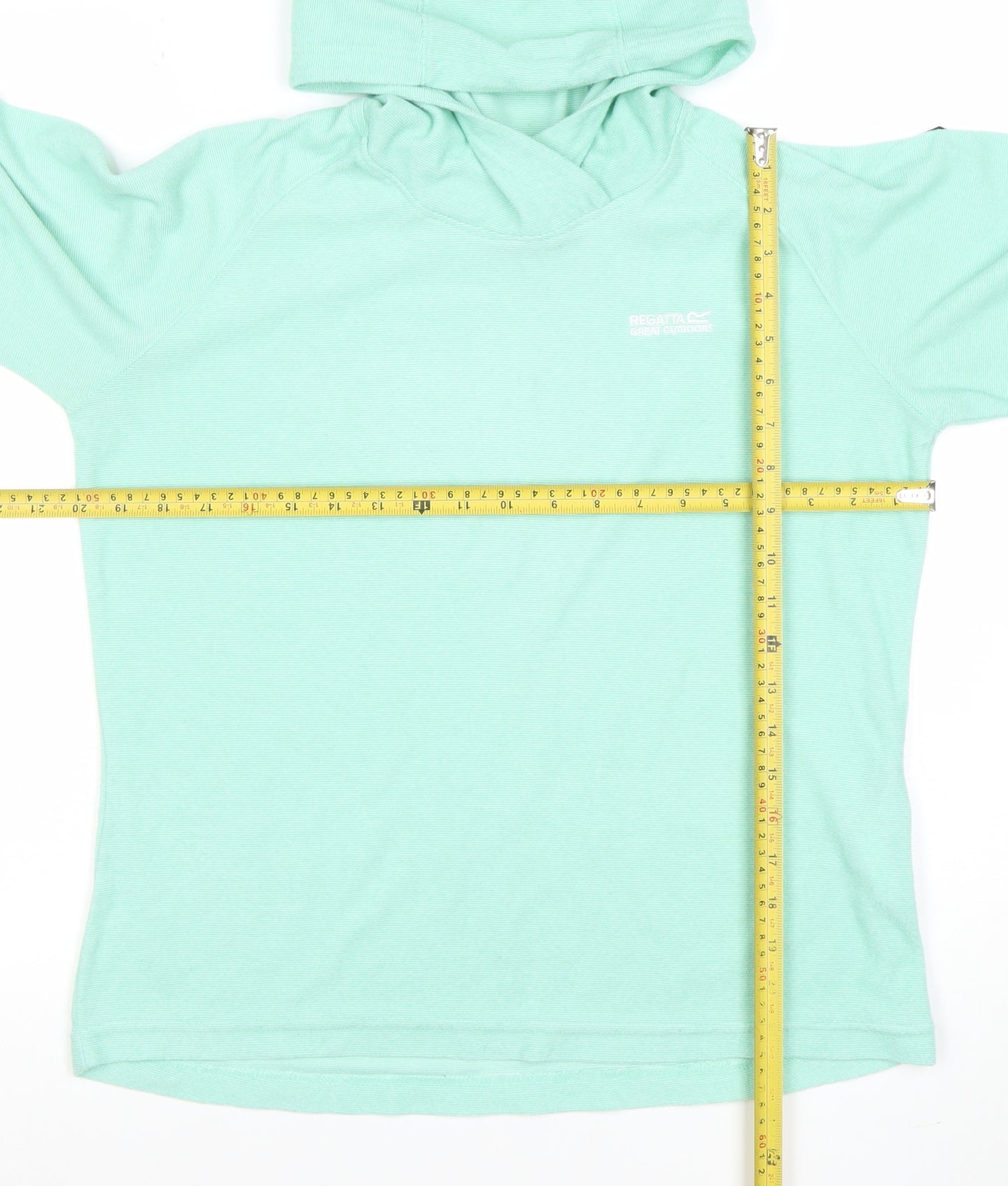 Regatta Women Mint Green Size 14 Hooded Pullover Sweatshirt