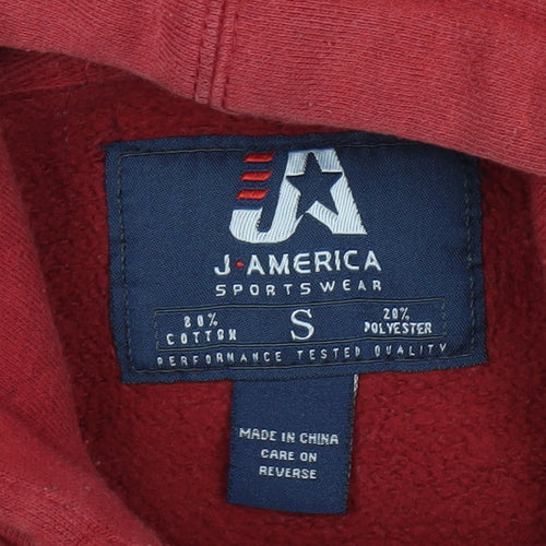 J-America Men’s Red USC Pullover Hoodie Small College Sportswear