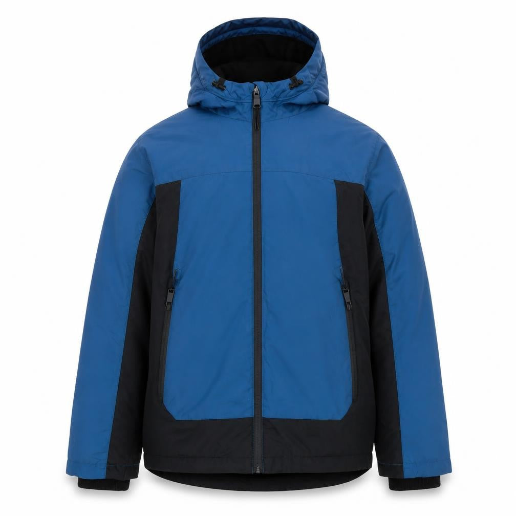 Marks and Spencer Boys Blue Hooded Puffer Jacket 11-12 Years Water Resistant
