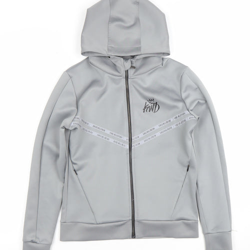 Kings Will Dream Boys Grey Full Zip Hoodie 10-11 Years