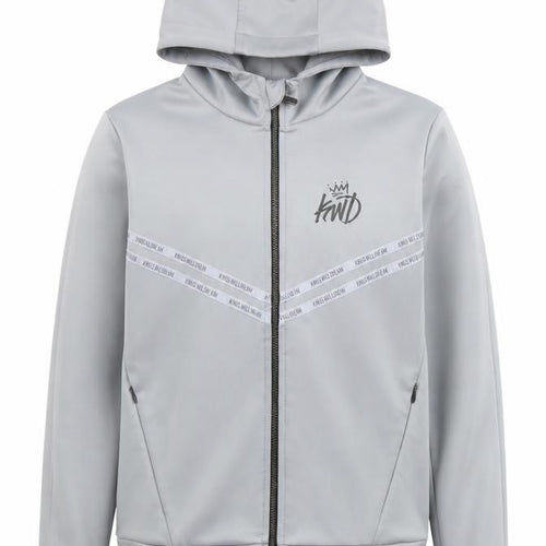 Kings Will Dream Boys Grey Full Zip Hoodie 10-11 Years