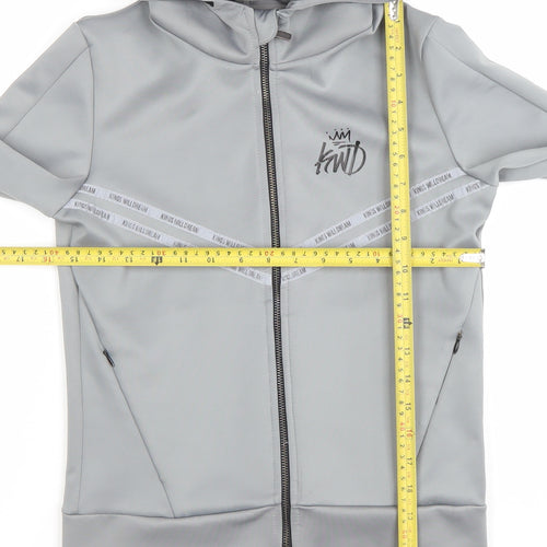 Kings Will Dream Boys Grey Full Zip Hoodie 10-11 Years