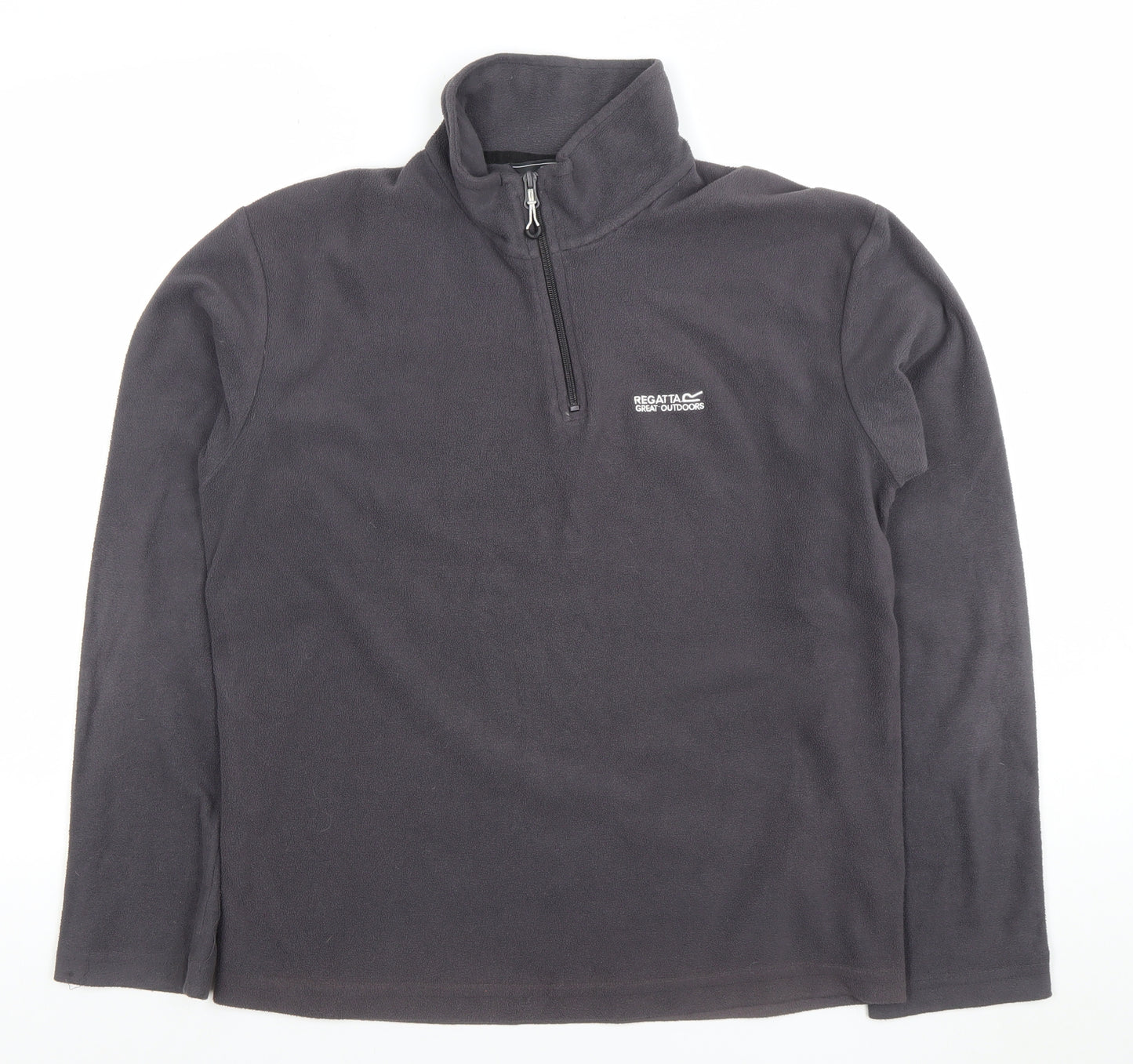 Regatta Men’s Grey Fleece 1/4 Zip Pullover Sweatshirt Size S