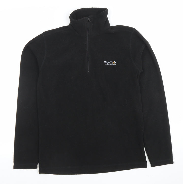 Regatta Women's Black Size 12 1/2 Zip Fleece Sweatshirt Outdoor Wear