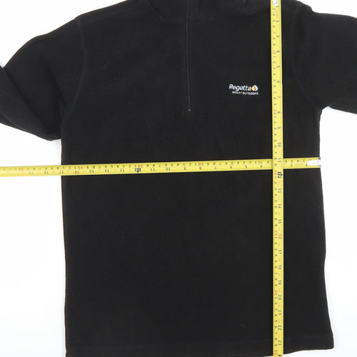 Regatta Women's Black Size 12 1/2 Zip Fleece Sweatshirt Outdoor Wear