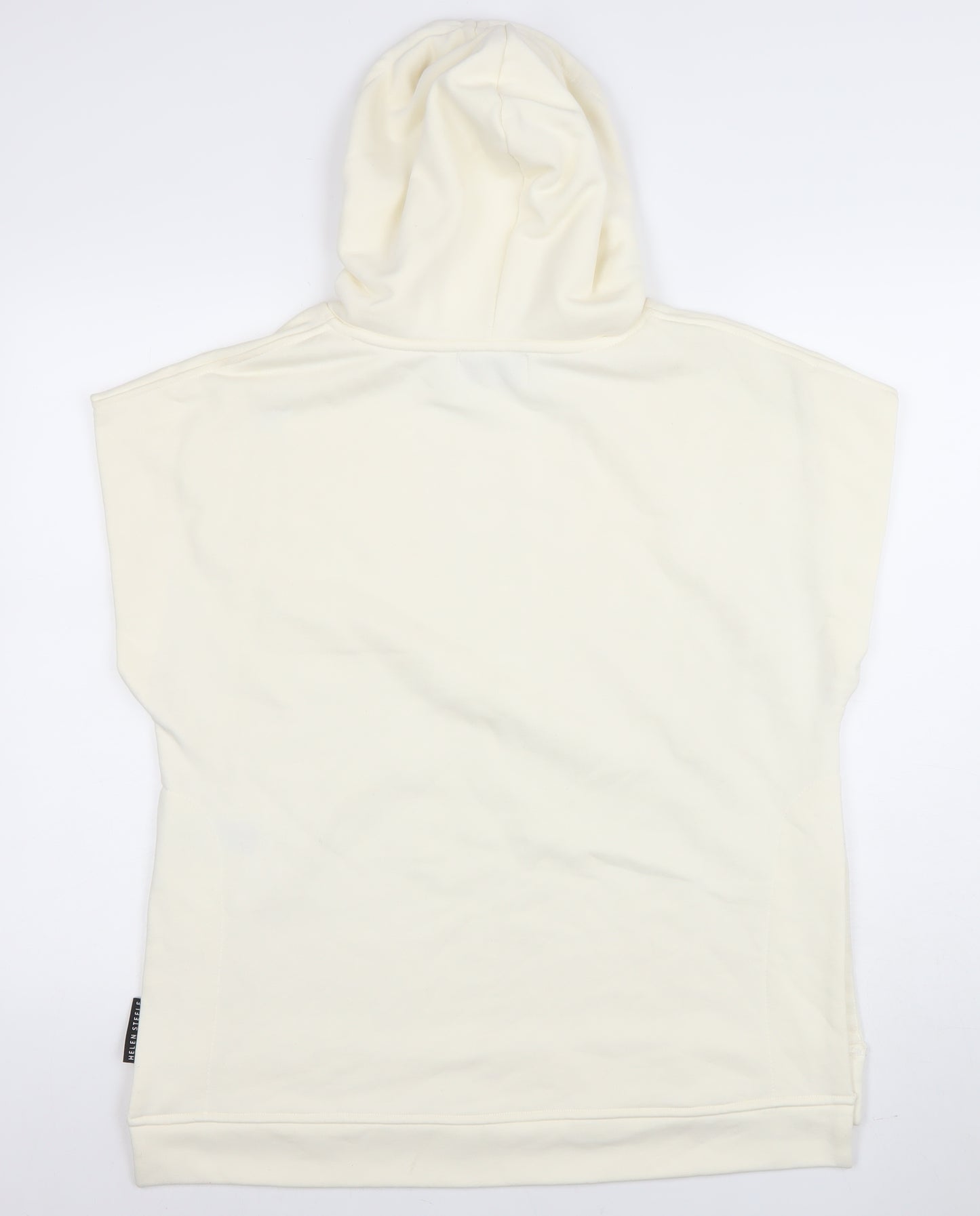 Helen Steele x Dunnes Stores Women Ivory Sleeveless Hoodie XS Cotton Blend