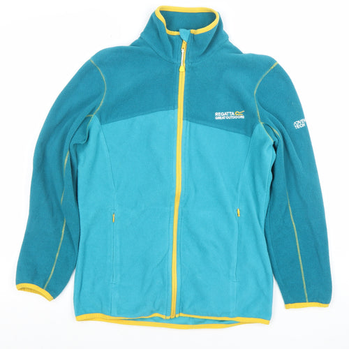 Regatta Women's Blue Full Zip Fleece Jacket Size 8