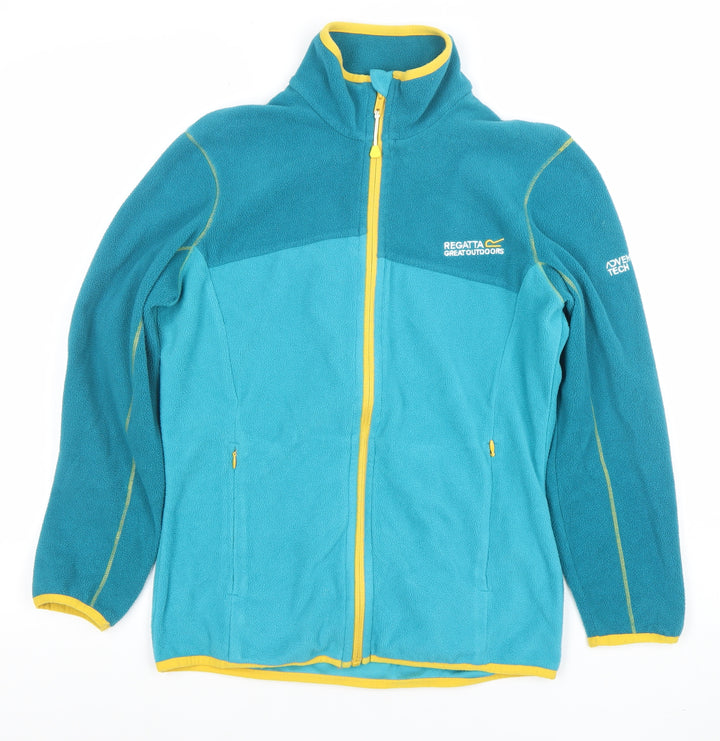 Regatta Women's Blue Full Zip Fleece Jacket Size 8