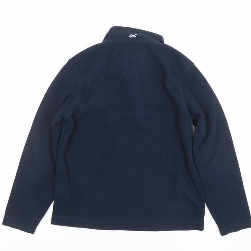 Regatta Boys Navy Fleece 1/2 Zip Pullover Sweatshirt 9-10 Years
