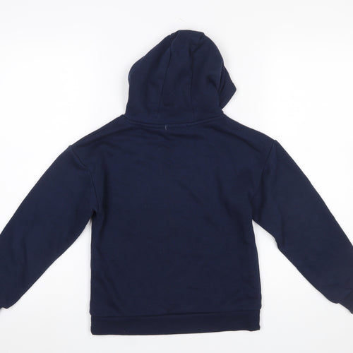 Primark Boys Navy Manhattan Pullover Hoodie 8-9 Years Cotton Blend