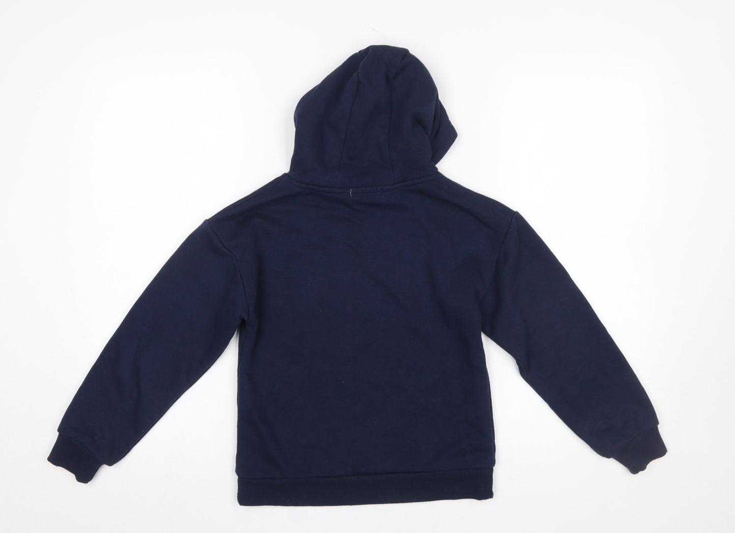 Primark Boys Navy Manhattan Pullover Hoodie 8-9 Years Cotton Blend