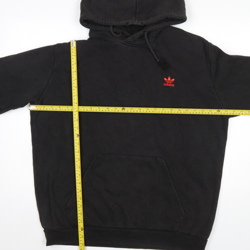 Adidas Womens Black XL Pullover Hoodie Cotton Blend Casual