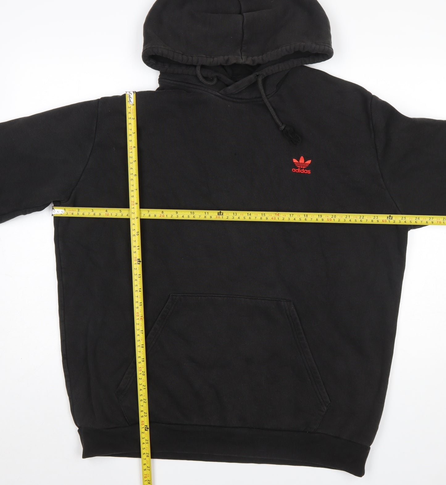 Adidas Womens Black XL Pullover Hoodie Cotton Blend Casual