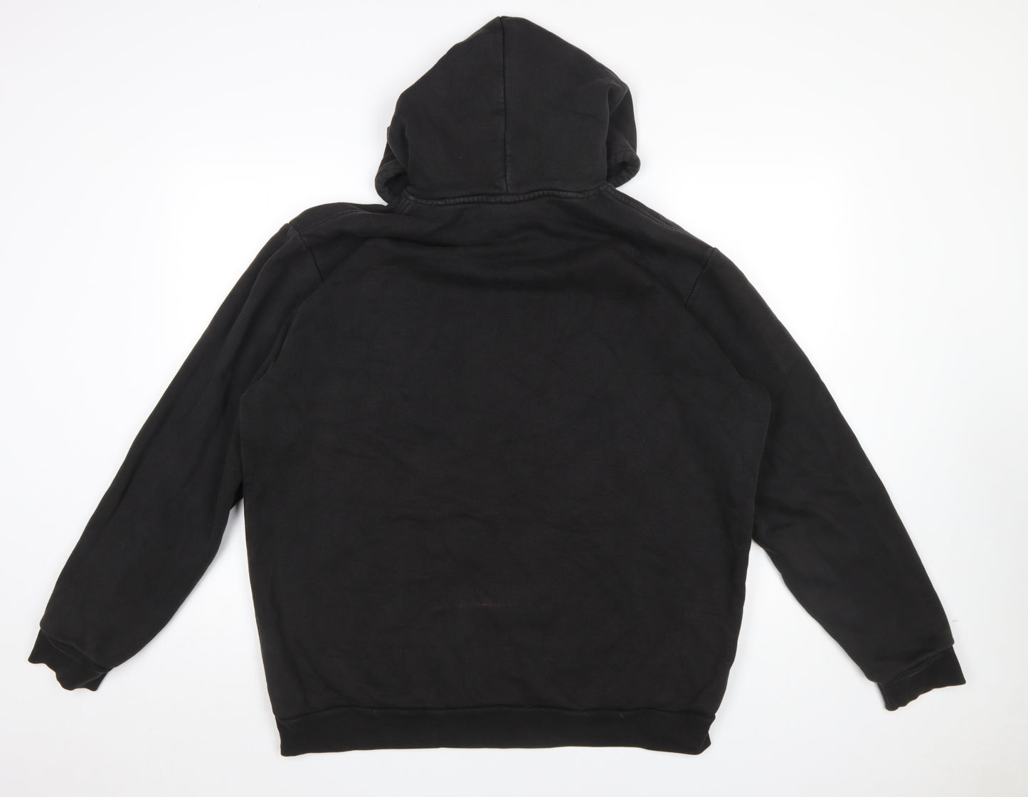 Adidas Womens Black XL Pullover Hoodie Cotton Blend Casual