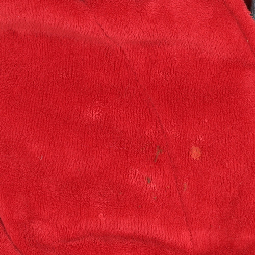LFC Boys Red Fleece Hooded Robe 11-12 Years Belted Winter Nightwear