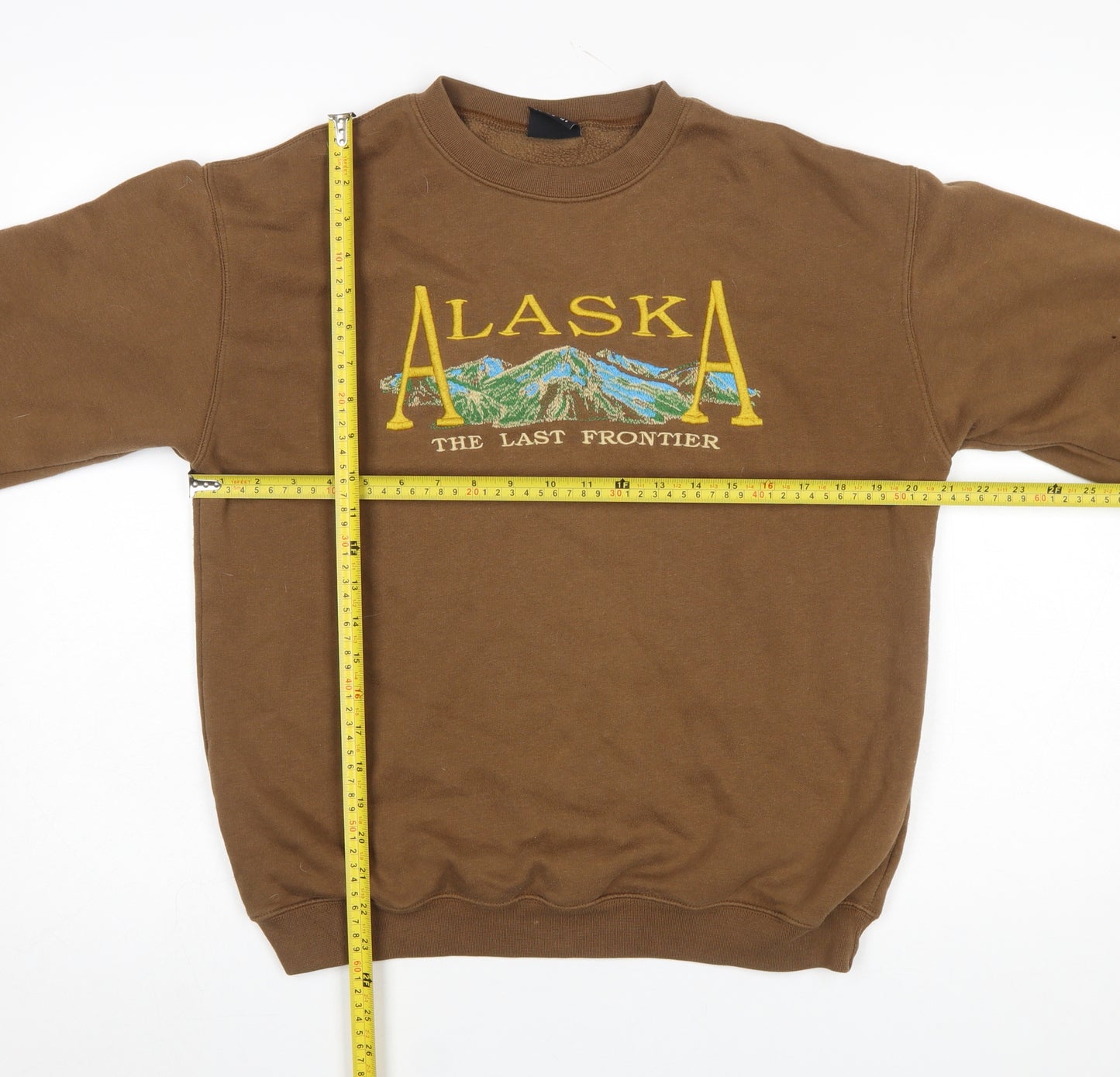 Minga London Women Brown Alaska Embroidered Pullover Sweatshirt UK 10