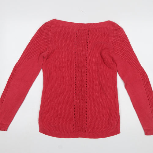 Principles by Ben de Lisi Women's Pink Size 12 Knit Boat Neck Jumper