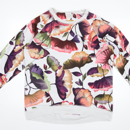 Next Women’s Multicoloured Floral Pullover Sweatshirt L Tall