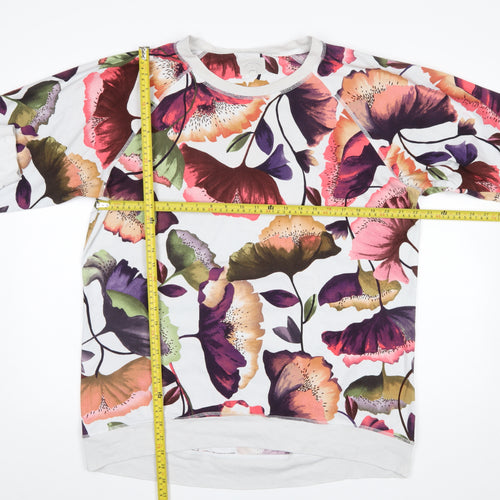Next Women’s Multicoloured Floral Pullover Sweatshirt L Tall
