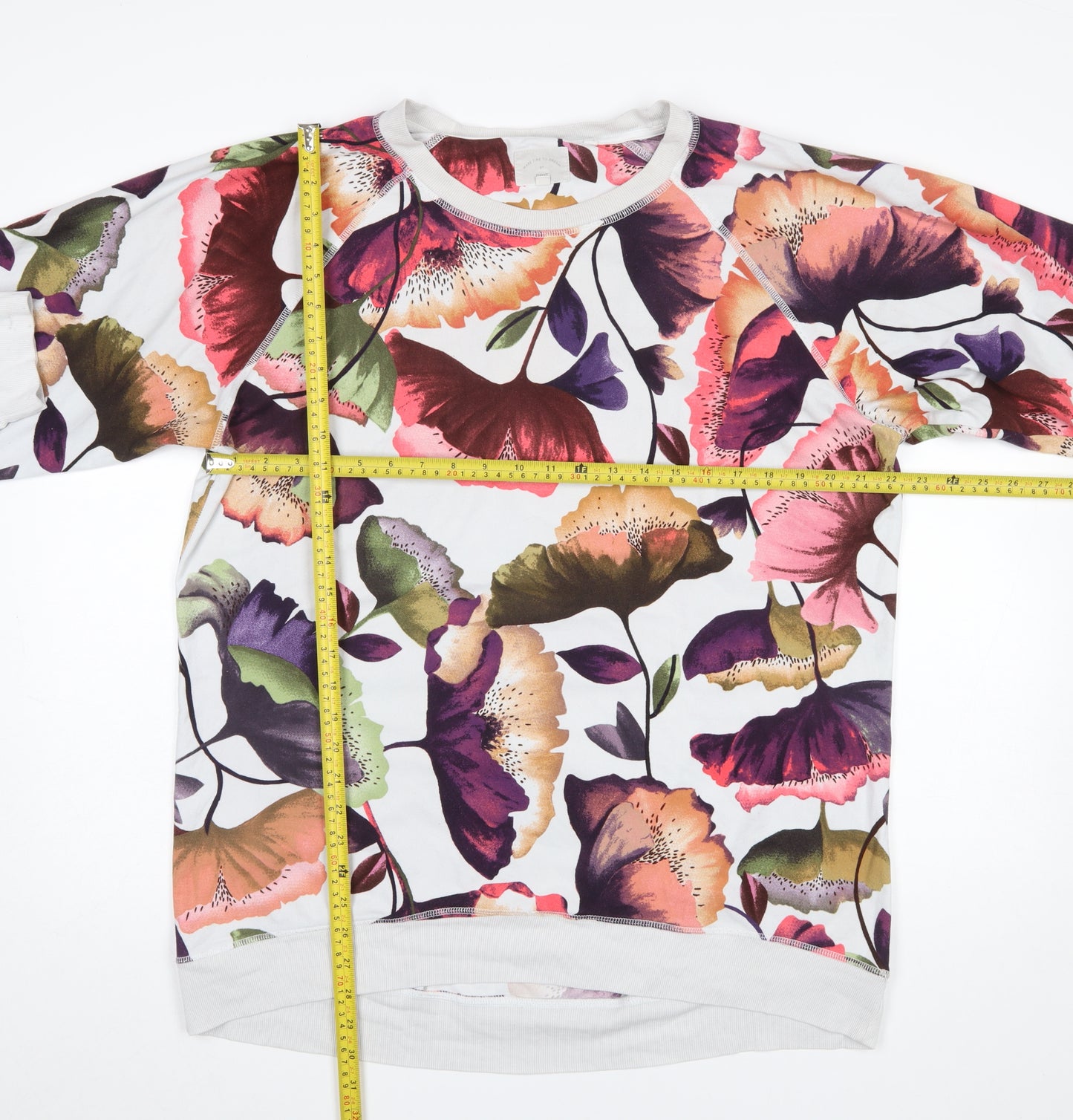 Next Women’s Multicoloured Floral Pullover Sweatshirt L Tall