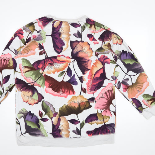 Next Women’s Multicoloured Floral Pullover Sweatshirt L Tall