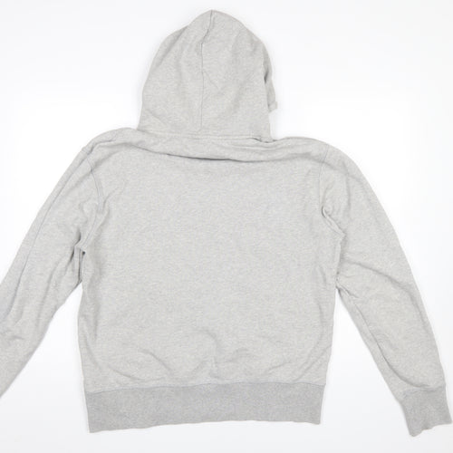 Edmond Studios Mens Grey Medium Pullover Hoodie Embroidered No Bad Days