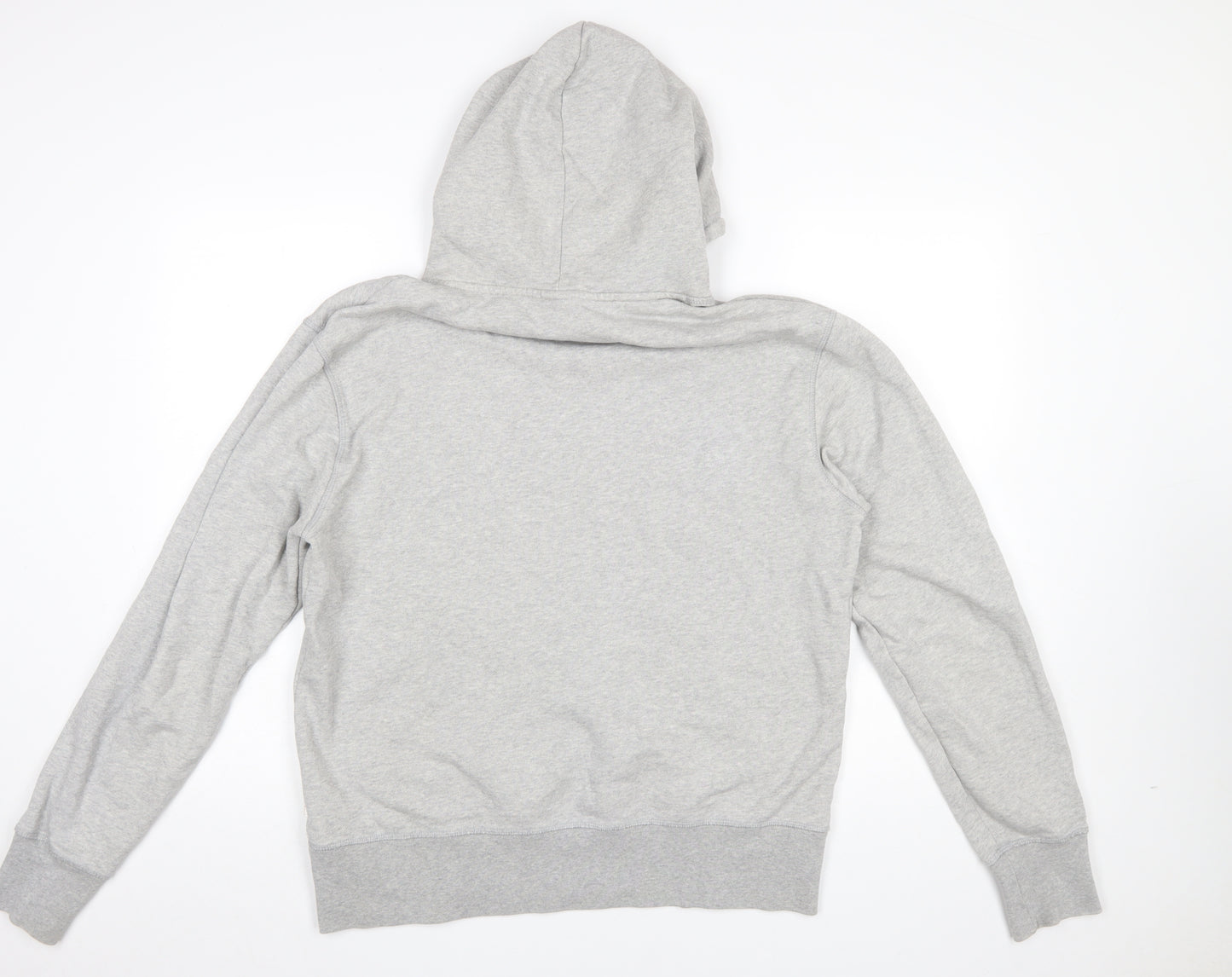 Edmond Studios Mens Grey Medium Pullover Hoodie Embroidered No Bad Days