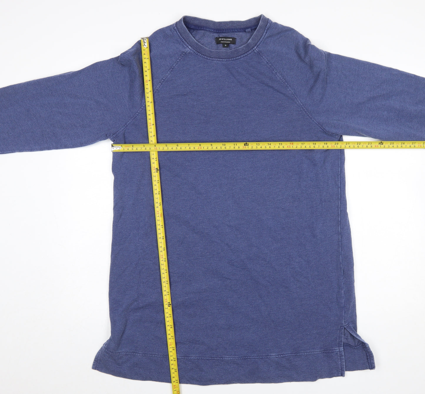 JD Williams Women's Blue Size 14 Long Sleeve Pullover Sweatshirt