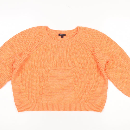 River Island Women’s Orange Chunky Knit Jumper Size 10