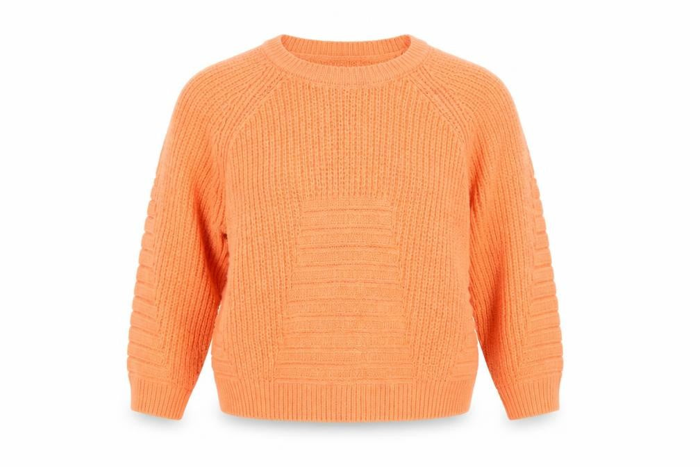 River Island Women’s Orange Chunky Knit Jumper Size 10