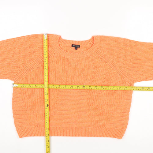 River Island Women’s Orange Chunky Knit Jumper Size 10