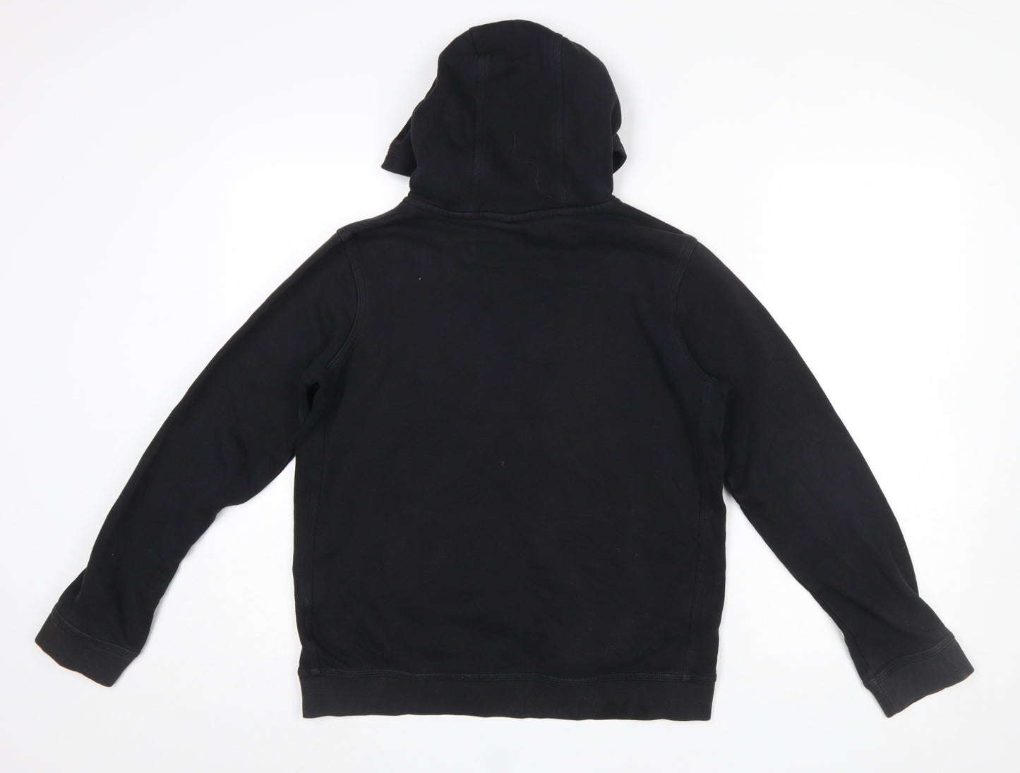 Nike Boys Black Pullover Hoodie XL 158-170cm Cotton Blend Logo Sweatshirt