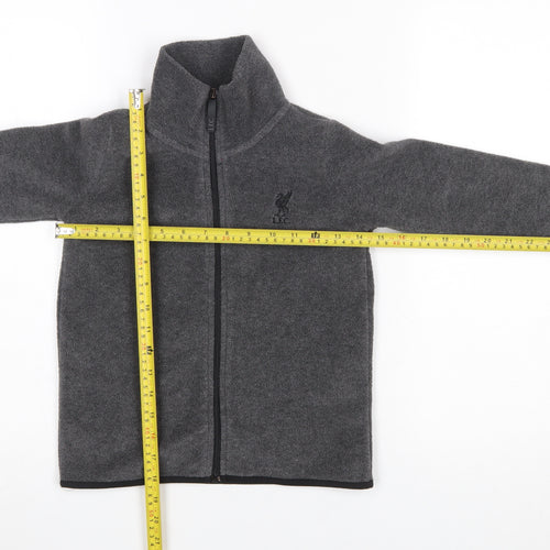 L.F.C. Boys Grey Fleece Full Zip Jacket 5-6 Years
