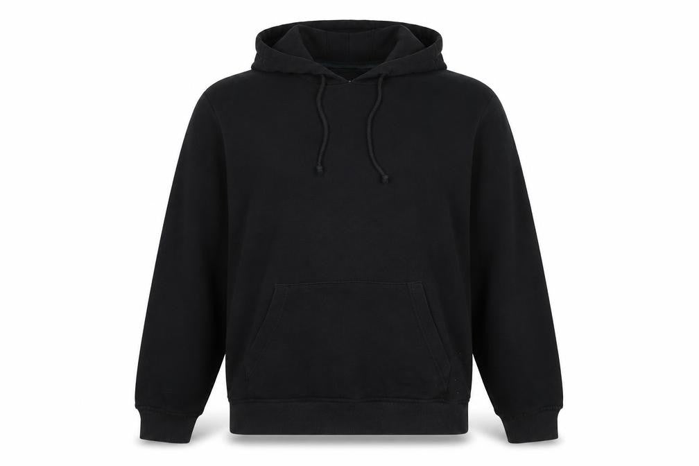 Brave Soul Men’s Black Pullover Hoodie Size L Long Sleeve Cotton Blend