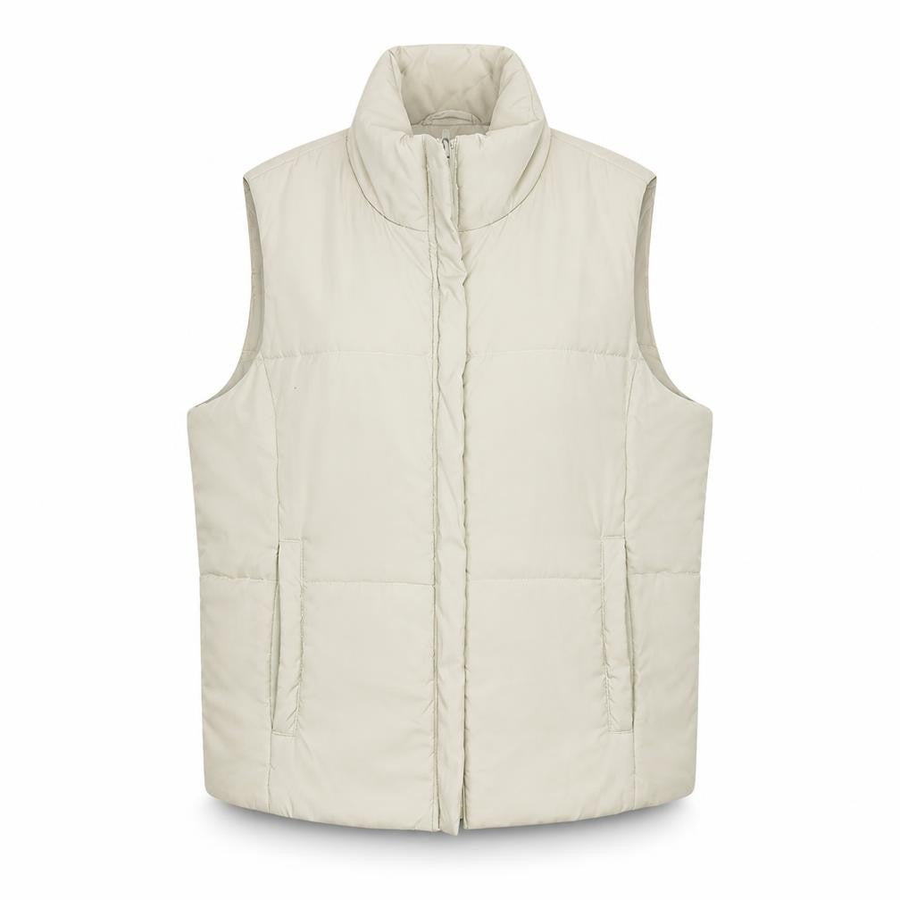 Moto Jeanswear Women's Beige Puffer Gilet Waistcoat Size 10