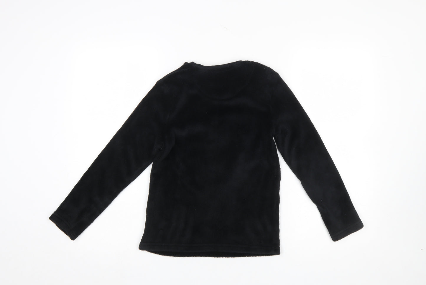 Disney Girls Black Jack Skellington Fleece Pyjama Top 9-10 Years
