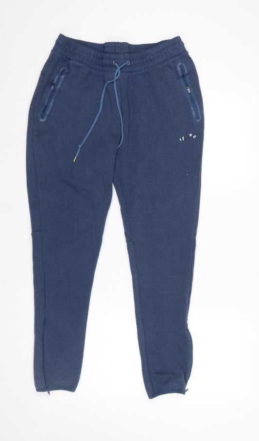 Ellesse Women's Blue Jogger Trousers with Zip Pockets Size L