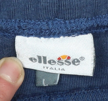 Ellesse Women's Blue Jogger Trousers with Zip Pockets Size L