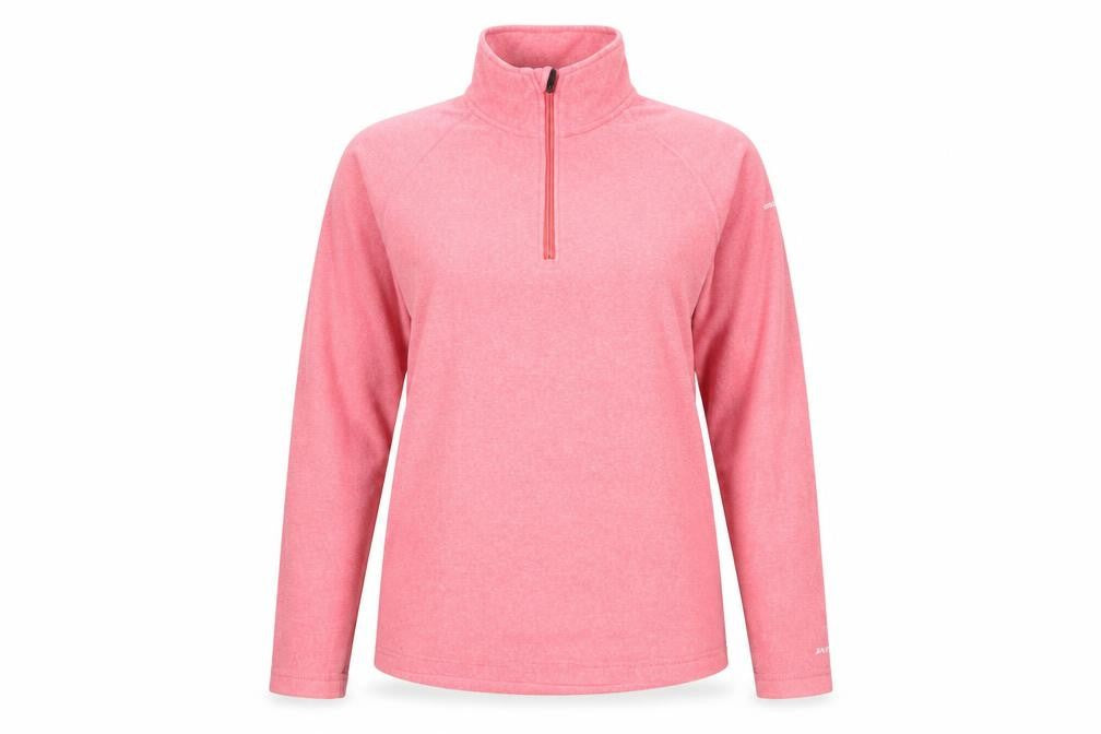 Trespass Women's Pink XL 1/2 Zip Fleece Sweatshirt Outdoor Wear