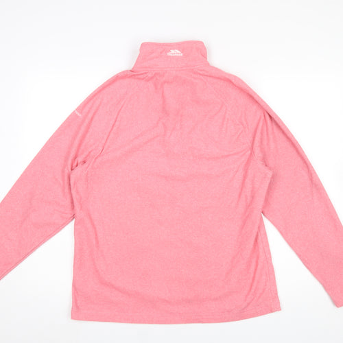 Trespass Women's Pink XL 1/2 Zip Fleece Sweatshirt Outdoor Wear
