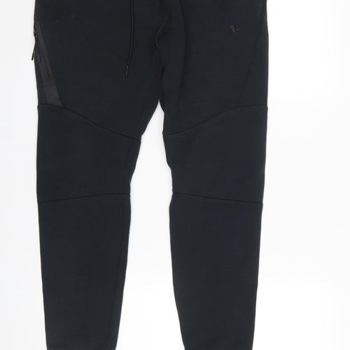Nike Women’s Black Fleece Sweatpants M Regular Fit Tapered Leg