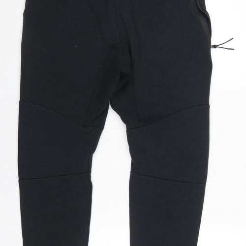 Nike Women’s Black Fleece Sweatpants M Regular Fit Tapered Leg