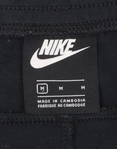 Nike Women’s Black Fleece Sweatpants M Regular Fit Tapered Leg