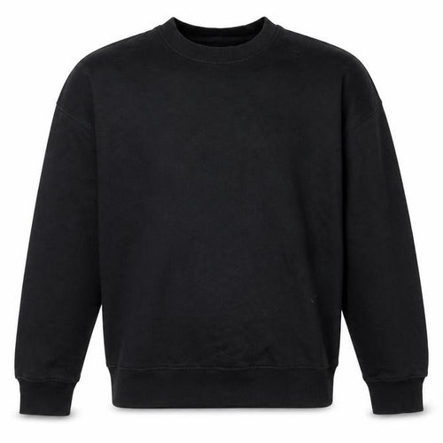 Topman Men's Black Crew Neck Sweatshirt Size M Classic Cotton Blend