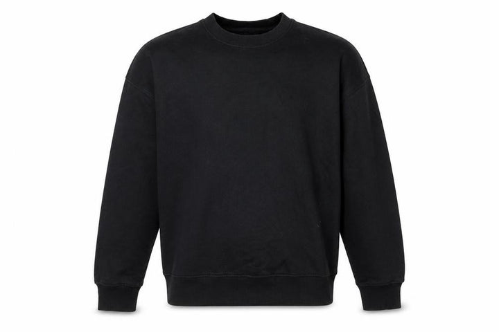 Topman Men's Black Crew Neck Sweatshirt Size M Classic Cotton Blend