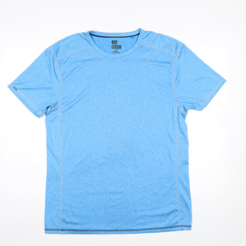 Guy Leech Men's Blue Quick Dry Active T-Shirt Size L