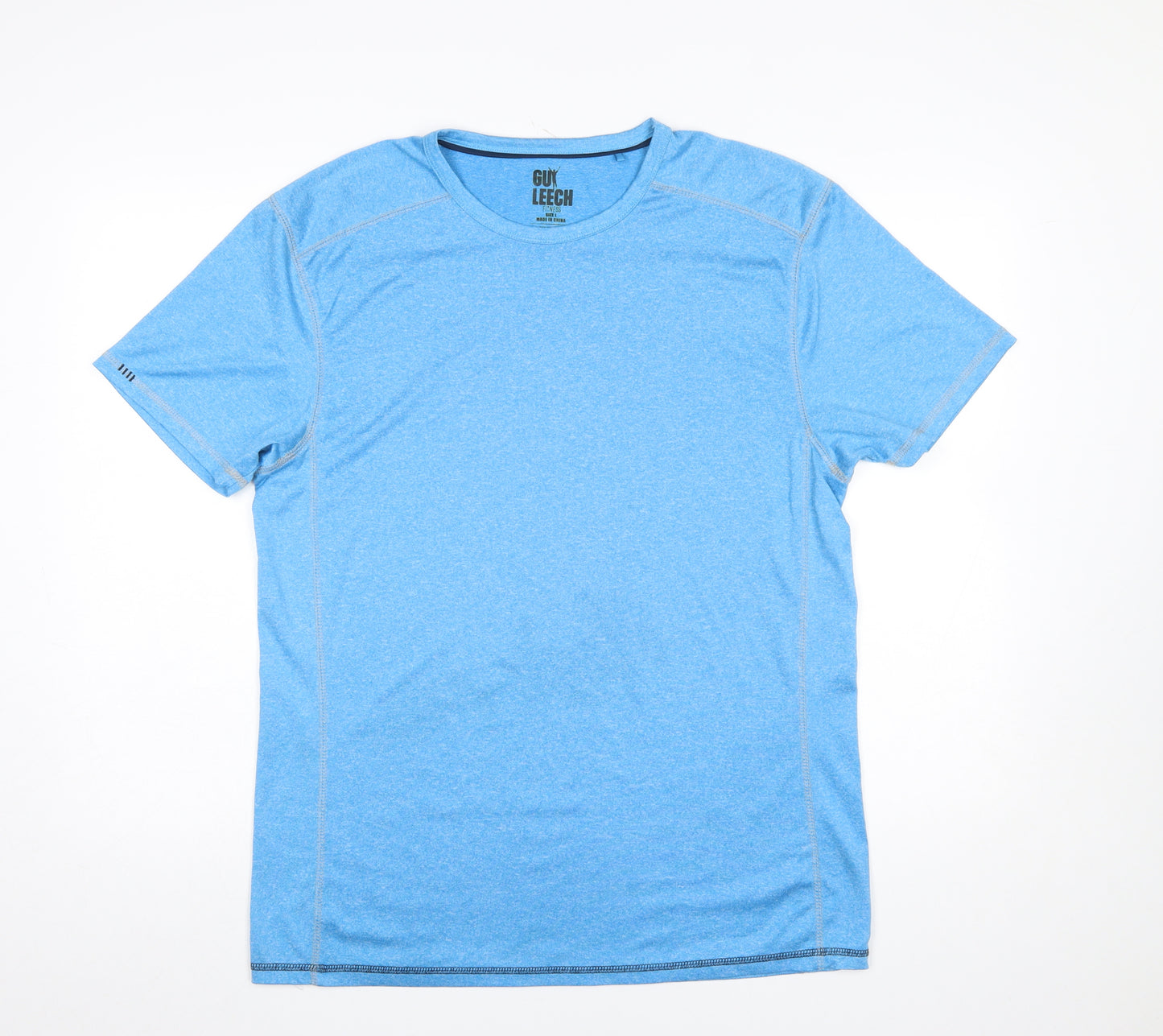 Guy Leech Men's Blue Quick Dry Active T-Shirt Size L