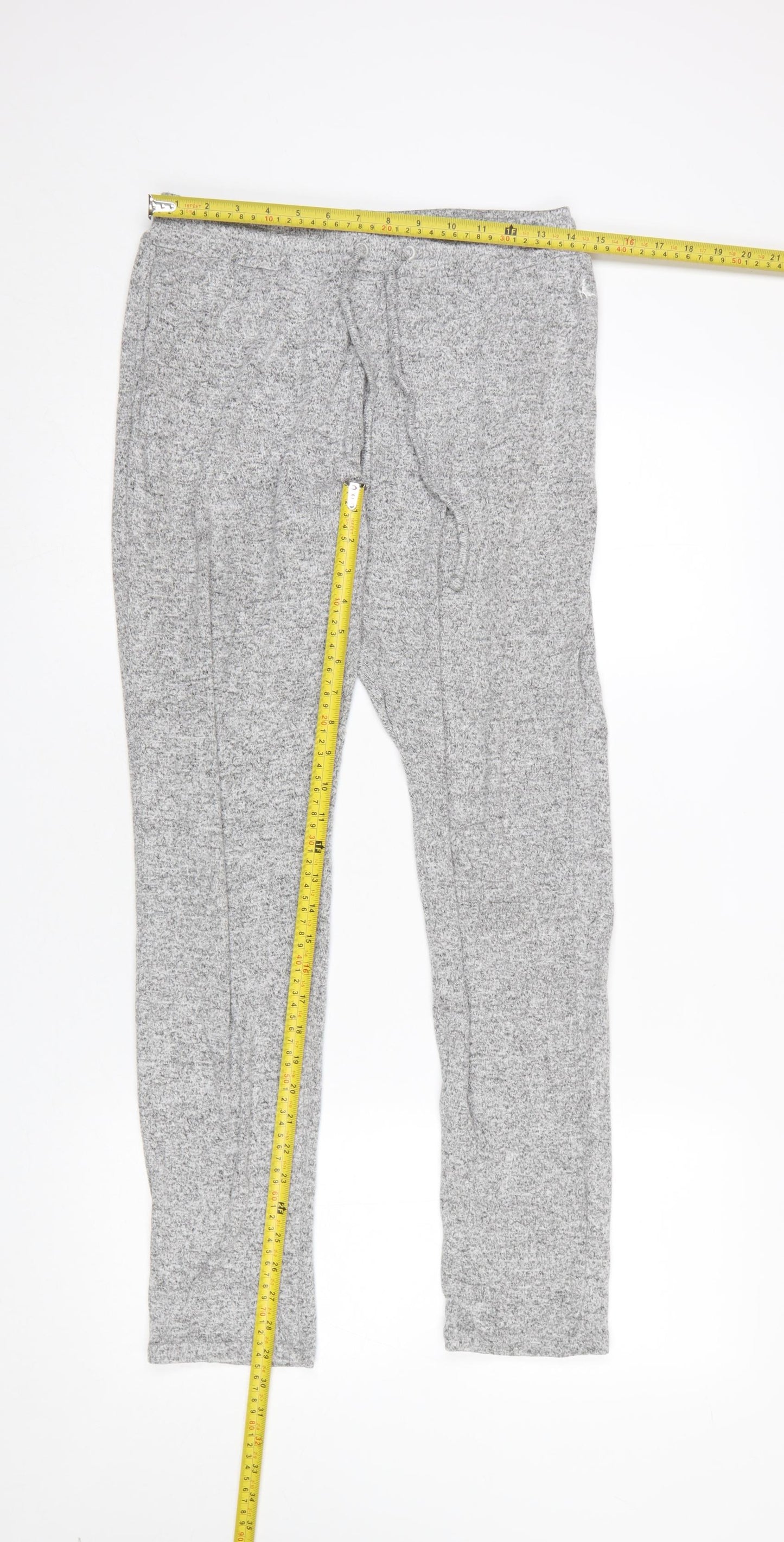 Jack Wills Women’s Grey Jogger Trousers Size 10 Soft Knit