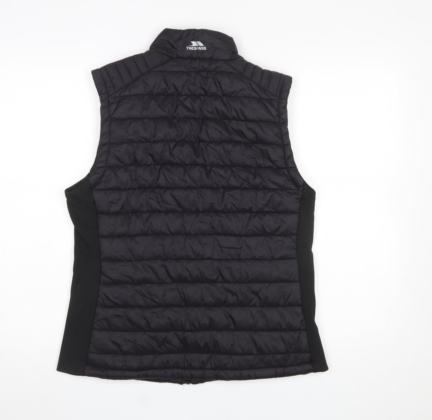 Trespass Womens Black XL Puffer Waistcoat Gilet Outdoor Quilted Zip Vest